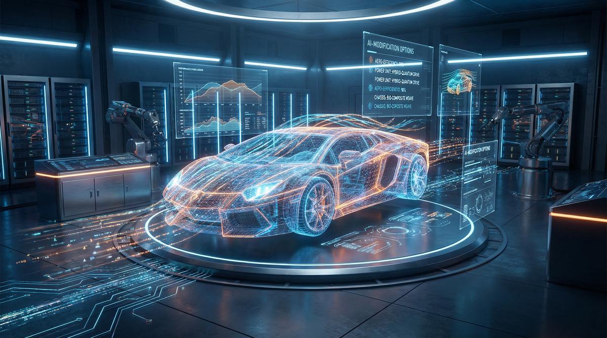 人兽AI汽车改装视频技术展示